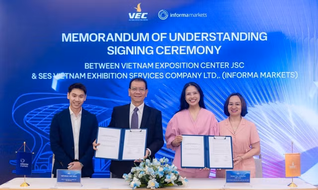 VEC hợp tác chiến lược với các đối tác hàng đầu, thúc đẩy chuỗi sự kiện triển lãm quốc tế tại Việt Nam