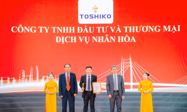 Toshiko được vinh danh tại giải thưởng chất lượng Việt Nam