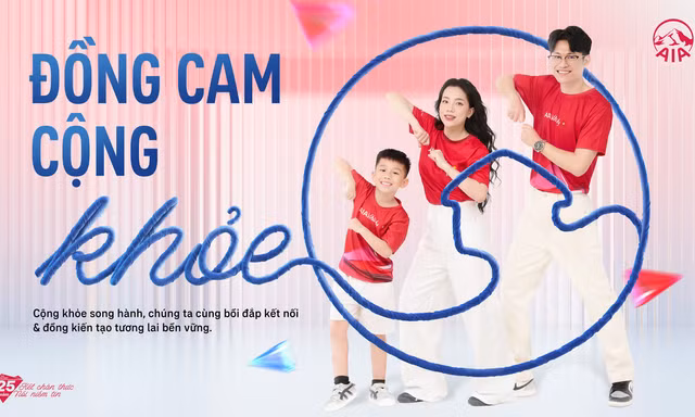 AIA Việt Nam ra mắt chiến dịch “Đồng cam cộng khỏe”