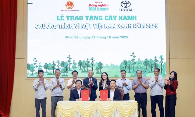 Toyota Việt Nam bền bỉ gieo mầm xanh: Chuỗi hoạt động trách nhiệm xã hội vì một tương lai bền vững