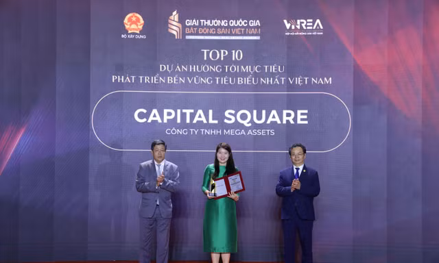 Capital Square được vinh danh Top 10 Dự án Hướng tới Mục tiêu Phát triển Bền vững Tiêu biểu Nhất Việt Nam