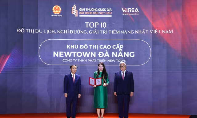 Khu đô thị cao cấp Newtown được vinh danh Top 10 đô thị du lịch, nghỉ dưỡng, giải trí tiềm năng nhất Việt Nam 