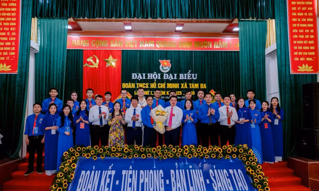 Đoàn TNCS Hồ Chí Minh xã Tam Đa tổ chức Đại hội đại biểu lần thứ I