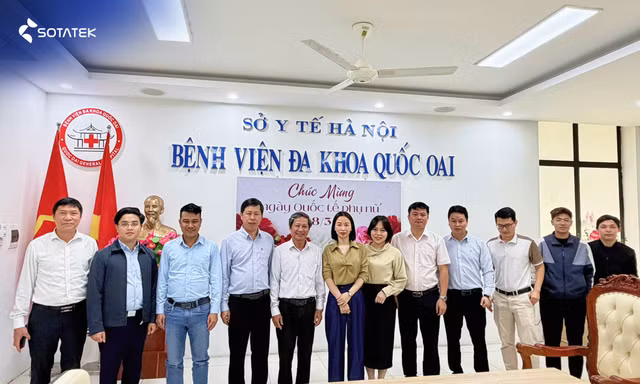 SotaTek triển khai hệ thống LIS-AI tại Bệnh viện Đa khoa Quốc Oai