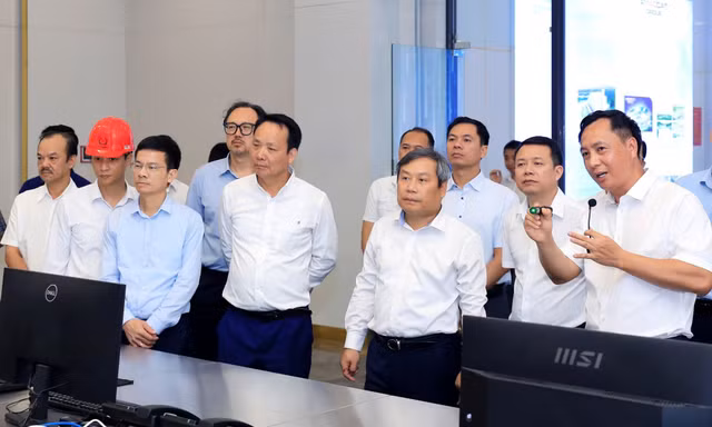 Chủ tịch Hà Nội thăm, làm việc tại Khu xử lý Xuân Sơn và các dự án của Tập đoàn AMACCAO