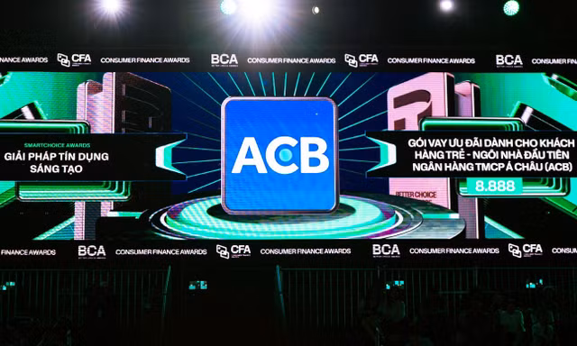 ACB được vinh danh Giải pháp tín dụng Sáng tạo tại Better Choice Awards 2025 với chương trình ‘Ngôi Nhà Đầu Tiên’