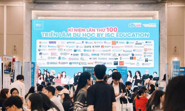 Các đại học Top 100 thế giới tham dự triển lãm du học ISC Education