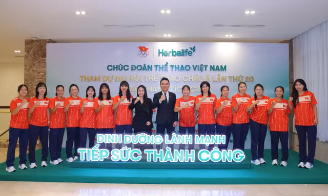Herbalife Việt Nam đồng hành cùng Đoàn Thể thao Việt Nam dự Đại hội Thể thao Châu Á 20