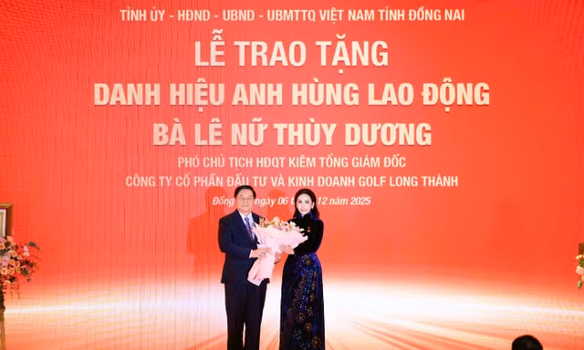 Anh hùng lao động Lê Nữ Thùy Dương: Hành trình phụng sự và kiến tạo giá trị bền vững