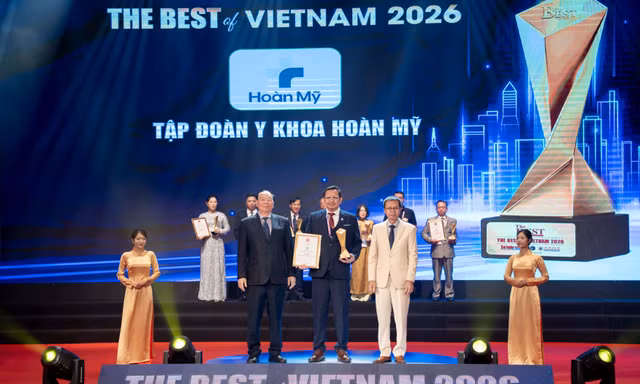 Tập đoàn Y khoa Hoàn Mỹ khẳng định vị thế với giải thưởng 'Hệ thống Y khoa tốt nhất Việt Nam 2026'
