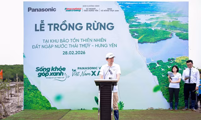 Tự hào kỷ lục 1 triệu cây, Panasonic tiếp tục hành trình 'Sống khỏe góp xanh'