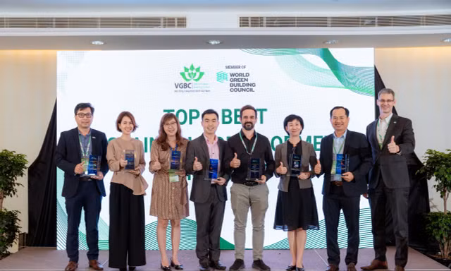 VGBC ra mắt LOTUS phiên bản 4, vinh danh Top 8 doanh nghiệp tiên phong công trình xanh