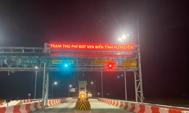 Tuyến đường bộ ven biển tỉnh Hưng Yên bắt đầu thu phí BOT