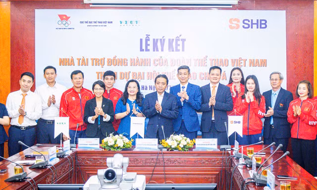 SHB trở thành Nhà tài trợ đồng hành của Đoàn Thể thao Việt Nam tại ASIAD 2026