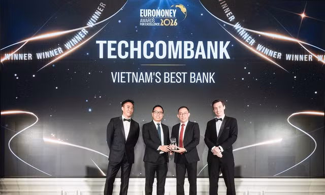 Techcombank lần thứ 6 liên tiếp được Euromoney vinh danh 'Ngân hàng Tốt nhất Việt Nam'