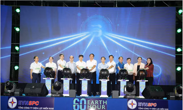 EVNSPC tổ chức Lễ hưởng ứng hưởng ứng Chiến dịch Giờ Trái đất 2026
