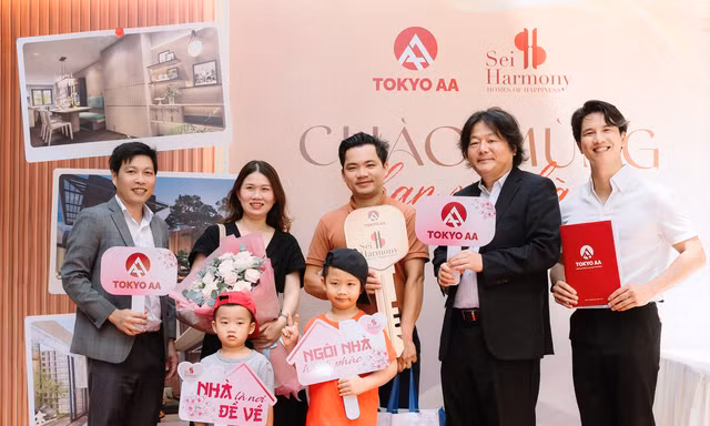 Cư dân khu dân cư Sei Harmony vui sướng và háo hức nhận nhà sớm