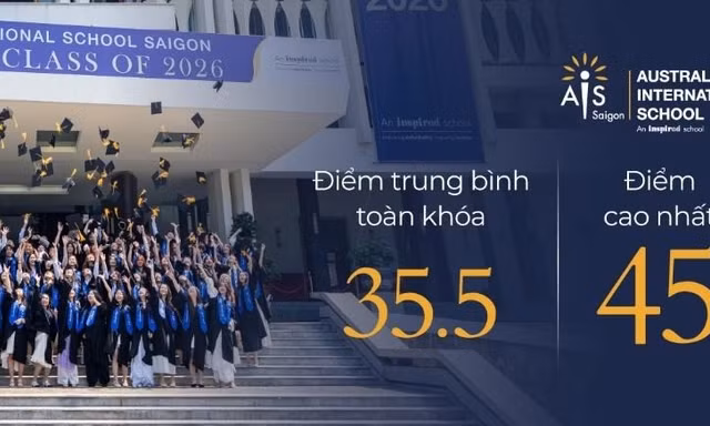 AIS Saigon lập kỷ lục thành tích IB với hai học sinh đạt điểm tuyệt đối, đánh dấu cột mốc 20 năm phát triển