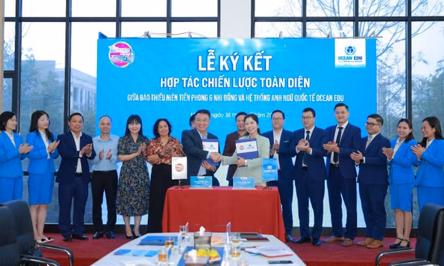 Báo Thiếu Niên Tiền Phong & Nhi Đồng và Ocean Edu đồng hành cùng thế hệ trẻ Việt Nam chinh phục tiếng Anh