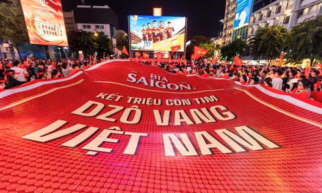 Bia Saigon kết nối triệu trái tim Việt, hòa chung niềm tự hào vô địch ASEAN Cup 2026