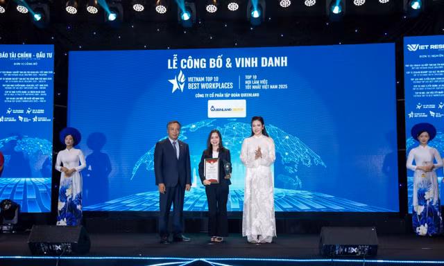 QueenLand Group được vinh danh Top 10 Nơi làm việc tốt nhất Việt Nam 2025