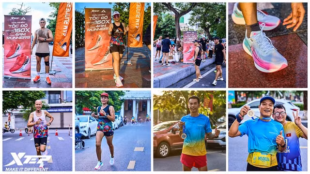 Xtep ra mắt trại huấn luyện X-RUN CAMP đầu tiên dành cho giải Standard Chartered Heritage Marathon Hanoi tại Việt Nam
