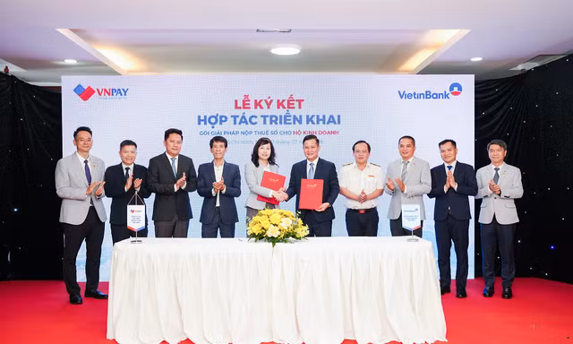VietinBank và VNPAY hợp tác triển khai Bộ giải pháp Nộp thuế số, đồng hành cùng hộ kinh doanh chuyển đổi số
