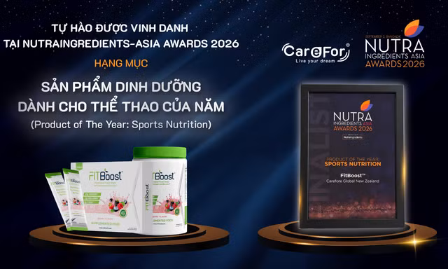 FITBoost™ được vinh danh tại NutraIngredients Asia Awards 2026