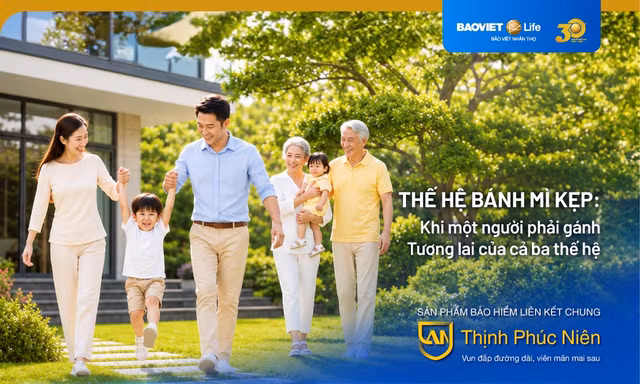 Thế hệ bánh mỳ kẹp và nỗi lo gánh vác