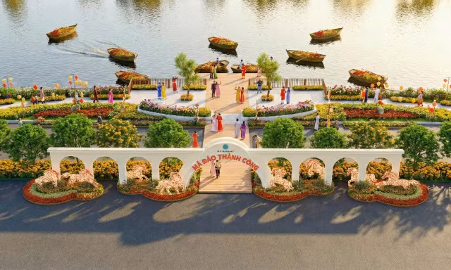 Waterpoint 2026: Tâm điểm du xuân mới của khu Tây HCM với chuỗi lễ hội Tết quy mô