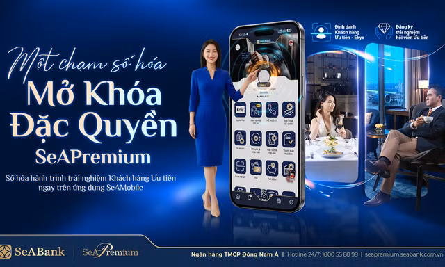 SeABank ra mắt 3 tính năng mới dành cho khách hàng ưu tiên trên SeAMobile