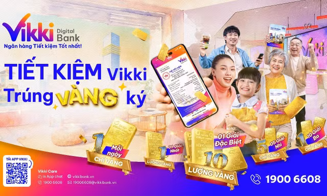 Mùa lương thưởng tới: Gửi tiền tại Vikki, rinh Lộc Kép rực rỡ đón Tết