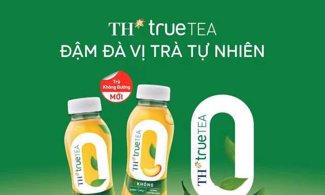 Tập đoàn TH ra mắt Trà không đường TH true TEA