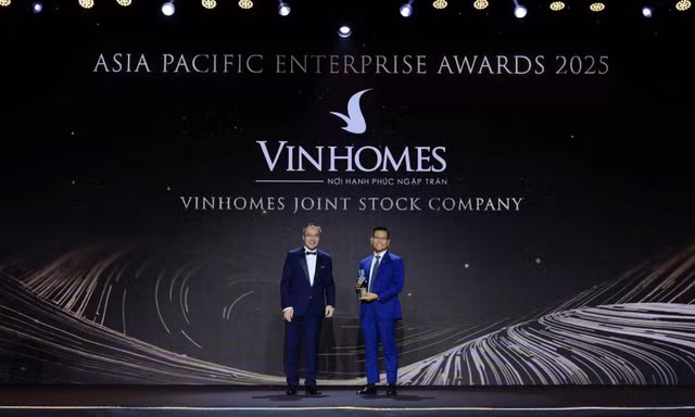 Vinhomes được vinh danh là doanh nghiệp xuất sắc châu Á tại APEA 2025