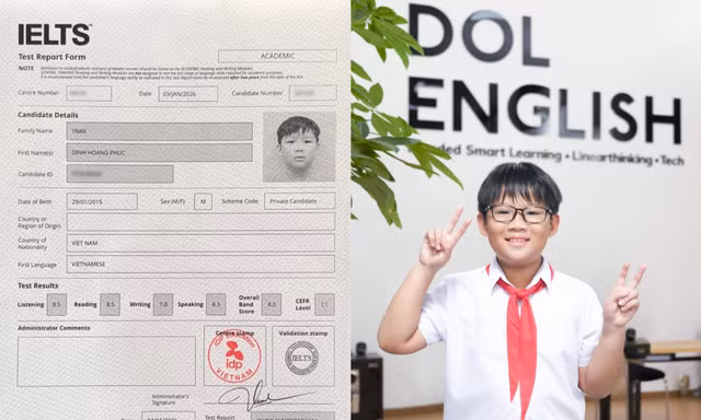 Phương pháp Linearthinking giúp học sinh 10 tuổi đạt 8.0 IELTS