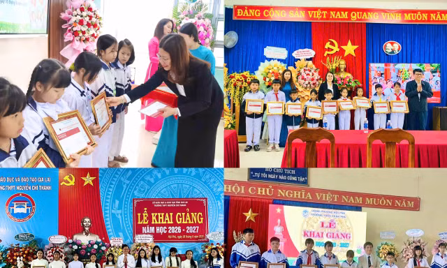 Trọn vẹn niềm vui ngày khai trường: Agribank nối dài hành trình 'Nâng bước em tới trường'