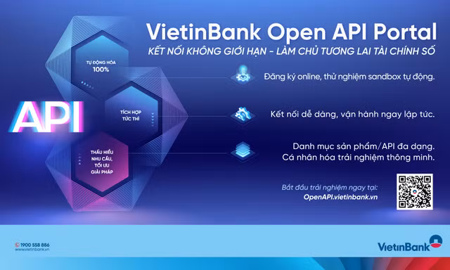 VietinBank Open API Portal phiên bản mới: Đón đầu xu hướng tài chính số thông minh