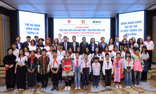 SCG Sharing the Dream 2025: Đồng hành cùng thế hệ trẻ và thúc đẩy phát triển bền vững 