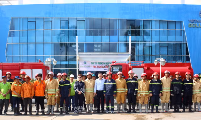 VWS diễn tập PCCC và CNCH quy mô lớn tại Đa Phước, sẵn sàng ứng phó tình huống khẩn cấp