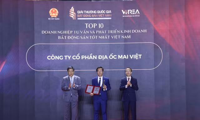 Mai Việt Land nhận 'cú đúp' tại Giải thưởng Quốc gia Bất động sản Việt Nam