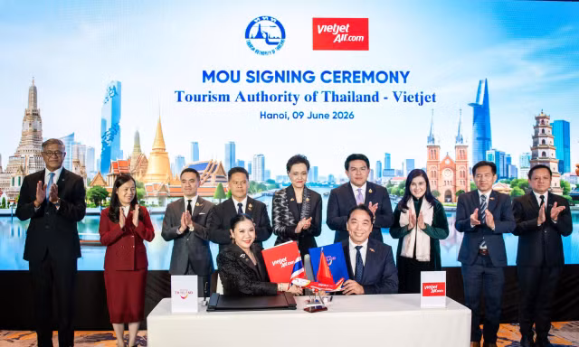 Vietjet và Tổng cục Du lịch Thái Lan hợp tác quảng bá hàng không, du lịch đến du khách toàn cầu
