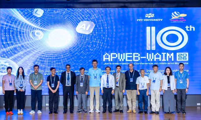 Trường ĐH FPT phối hợp tổ chức Hội nghị quốc tế APWeb-WAIM 2026