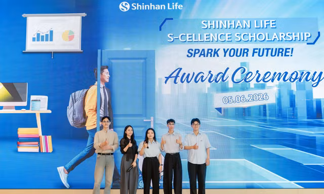 Chương trình học bổng Shinhan Life S-Cellence 2026 đồng hành với thế hệ trẻ