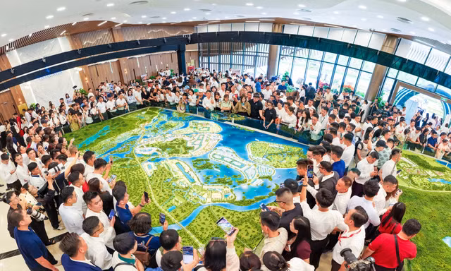 Choáng ngợp trước quy hoạch 'để đời' của siêu đô thị biển bên vịnh kỳ quan, khách hàng tự tin chốt căn