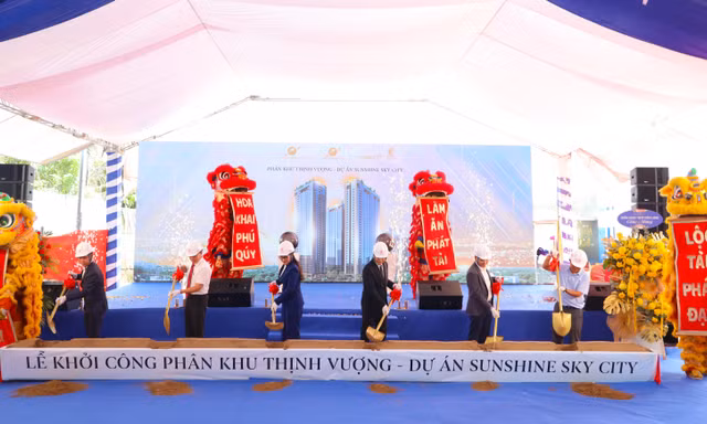 Sunshine Sky City khởi công 5 tòa tháp mới, giải cơn khát nguồn cung tại khu Nam Sài Gòn 