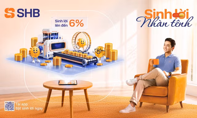 SHB SAHA ra mắt tính năng “Sinh lời nhàn tênh”: Tự động sinh lời tới 6%/năm