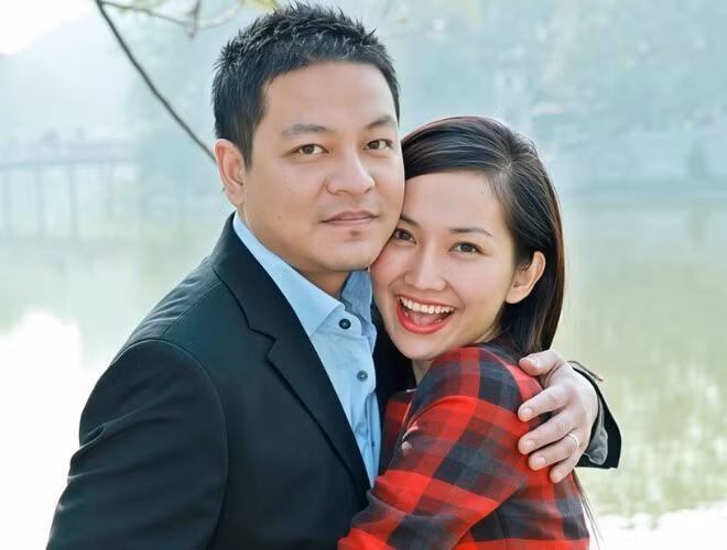 Diễn viên Kim Hiền và chồng cũ Andy.