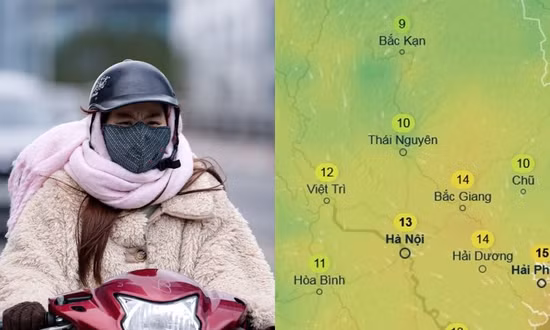 Hà Nội sắp có thời điểm rét đậm 13 độ do không khí lạnh tăng cường