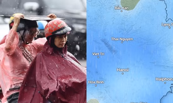 Dự báo từ mai sẽ có mưa kéo dài trong nhiều ngày ở Hà Nội