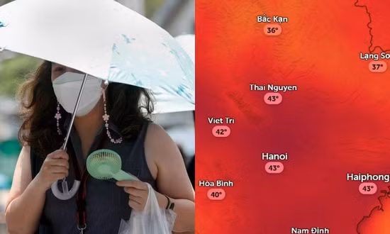 Hà Nội nóng nhất trong đợt này vào ngày 14/5, nhiệt độ ở mức bao nhiêu?